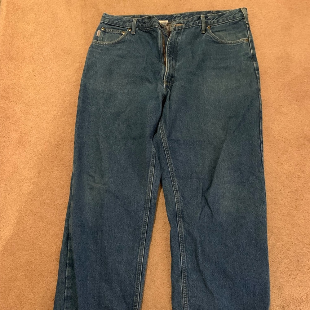 Carhartt flannel jeans
